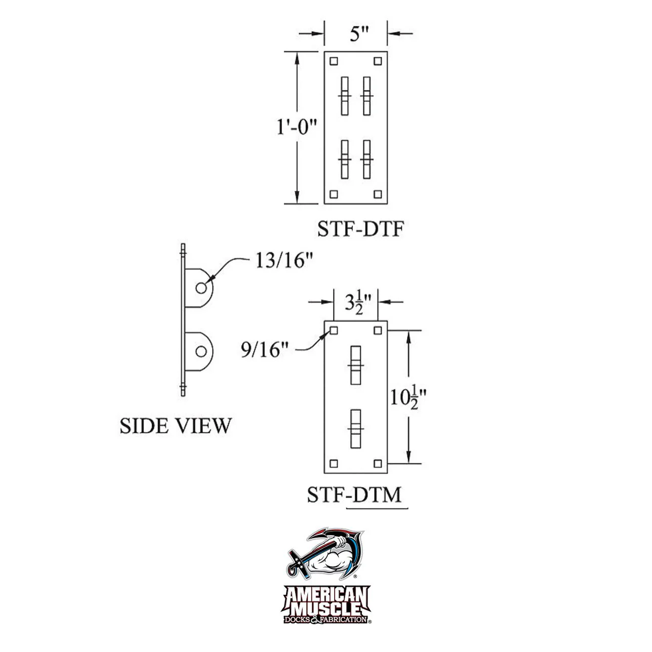 Steel Truss Dock Hinge Connector Plates - Double - Image 3