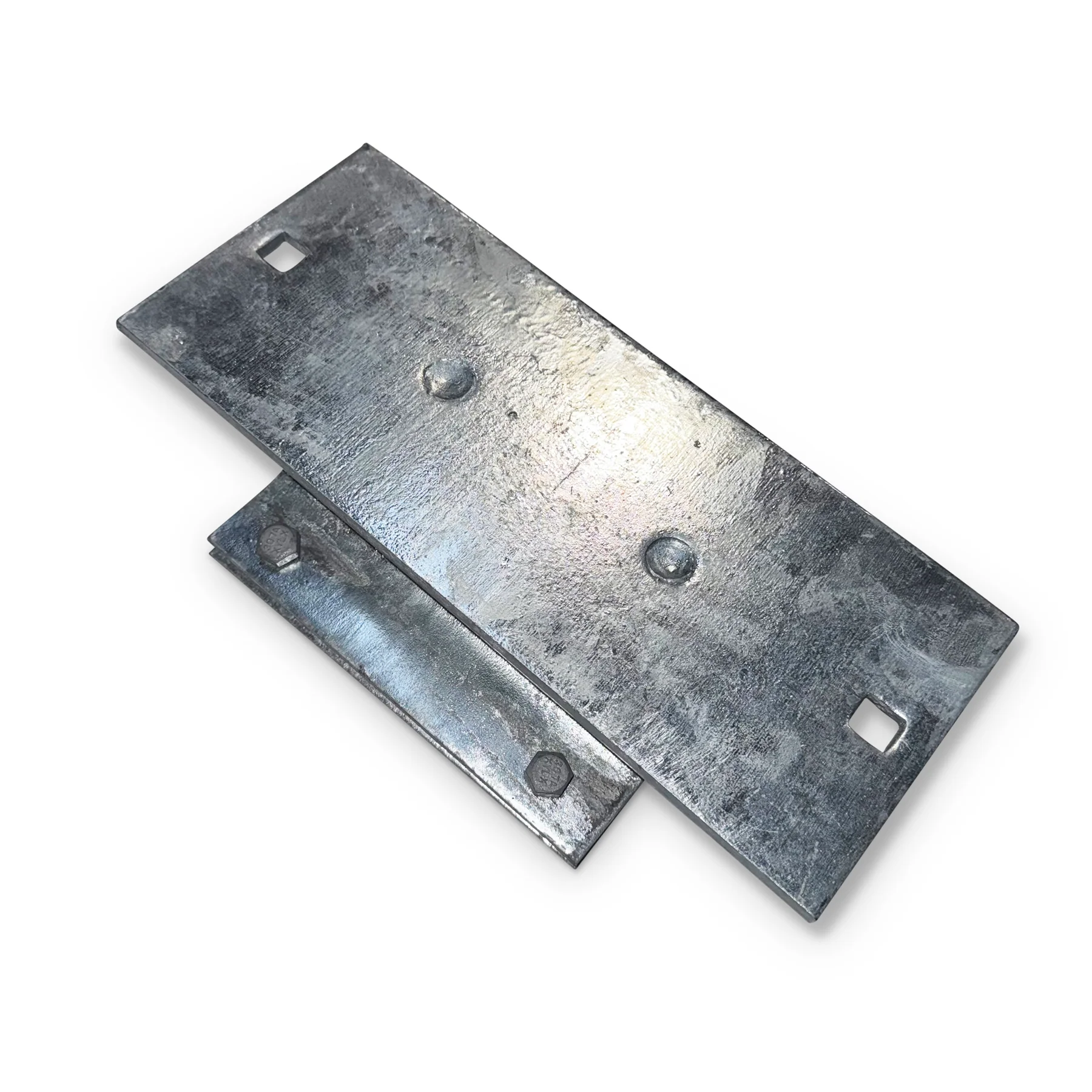 Steel Truss Dock Pipe Holders- Split 12" Plate - Image 2